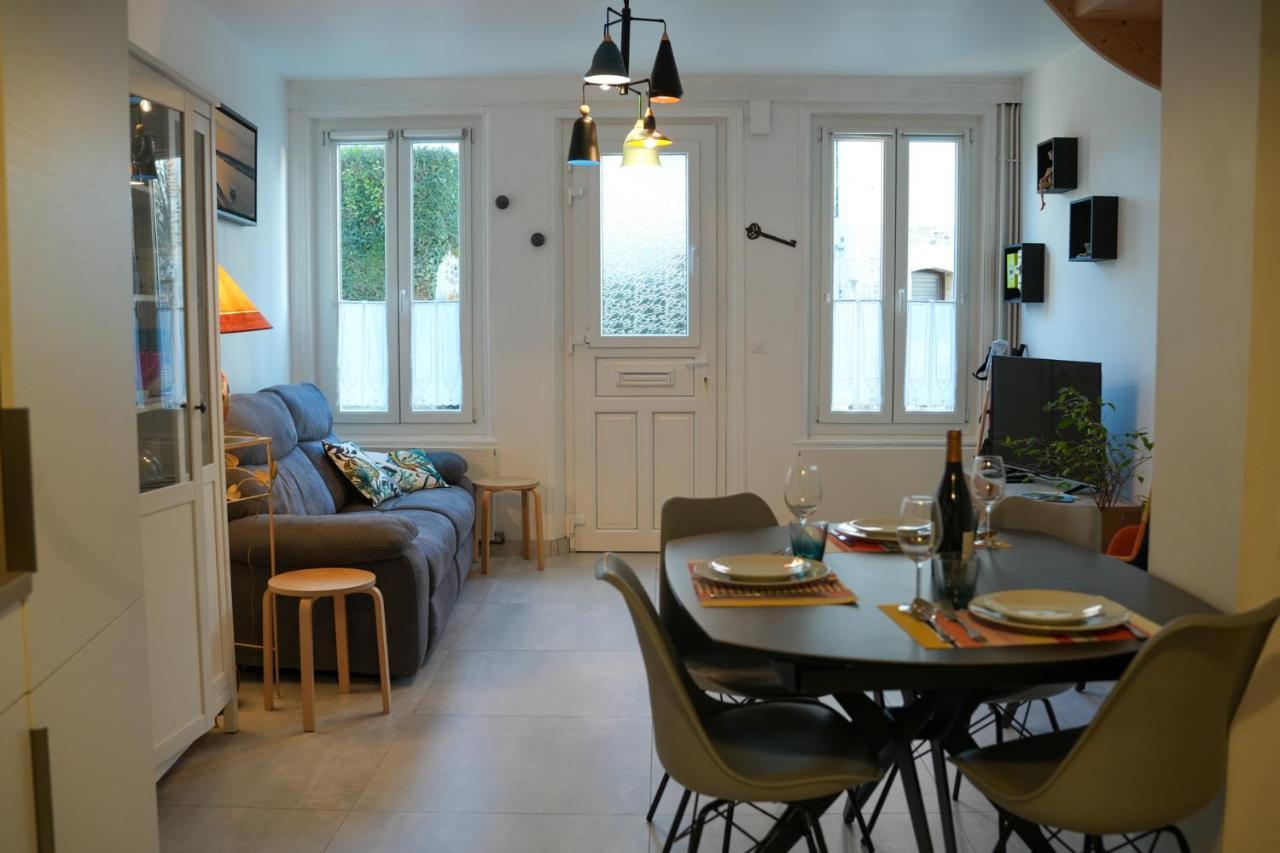 Maison Vue Baie Au Coeur Du Quartier De L'Abbaye Сен-Валери-сюр-Сом Екстериор снимка